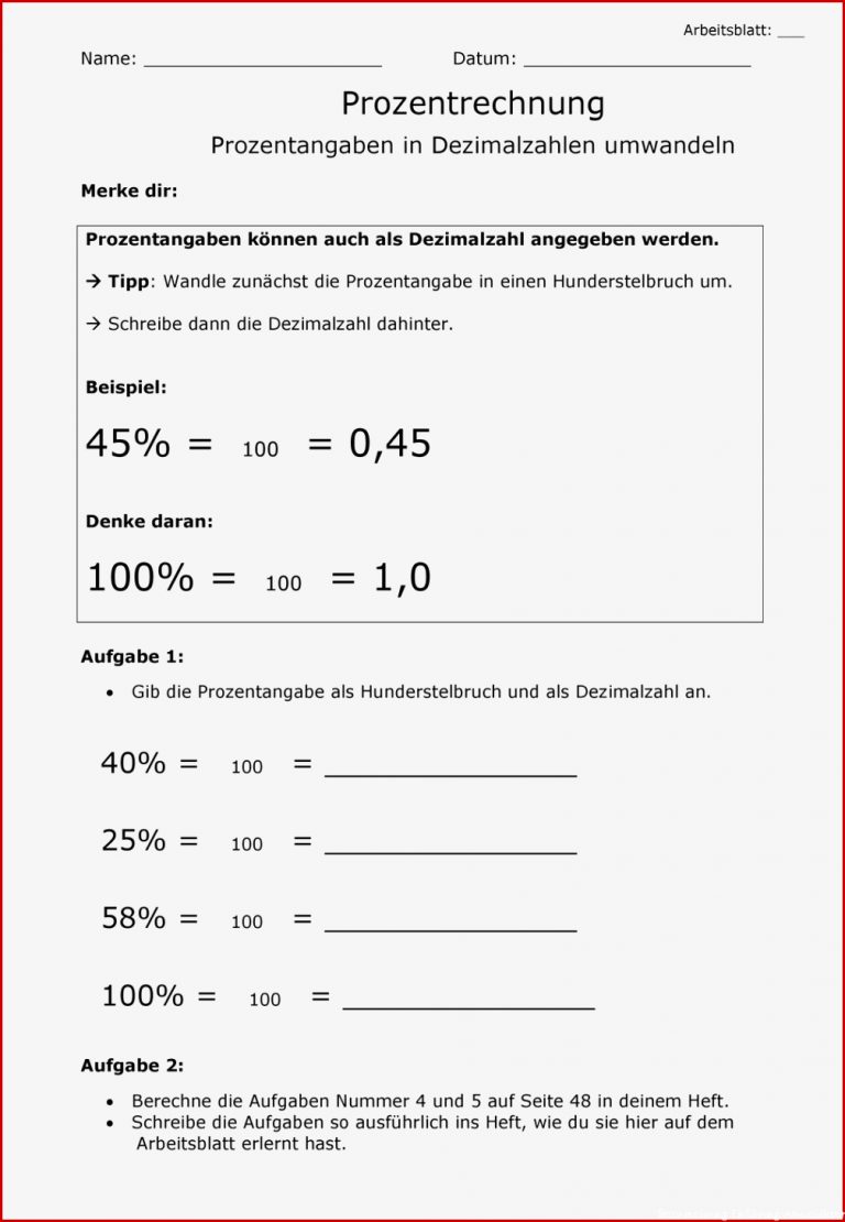 Einführung Bruchrechnung Arbeitsblätter Worksheets