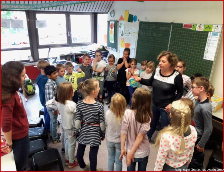 Einführung Der Stopp Regel In Der Klasse 1 – Grundschule Aich