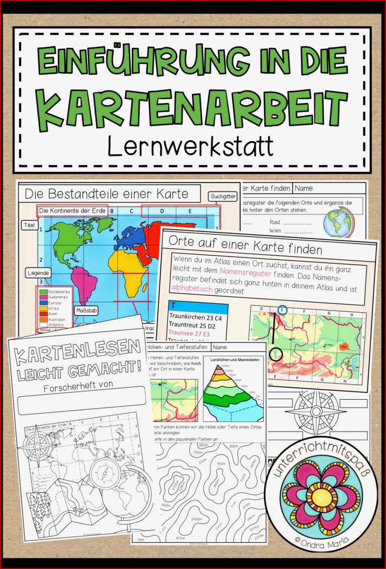 Einführung in Kartenarbeit LERNWERKSTATT