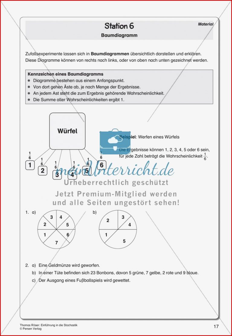 Einführung in Stochastik meinUnterricht