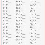 Einmaleins Arbeitsblätter Mathe Klasse 2 Worksheets