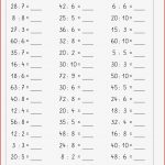 Einmaleins Arbeitsblätter Mathe Klasse 2 Worksheets