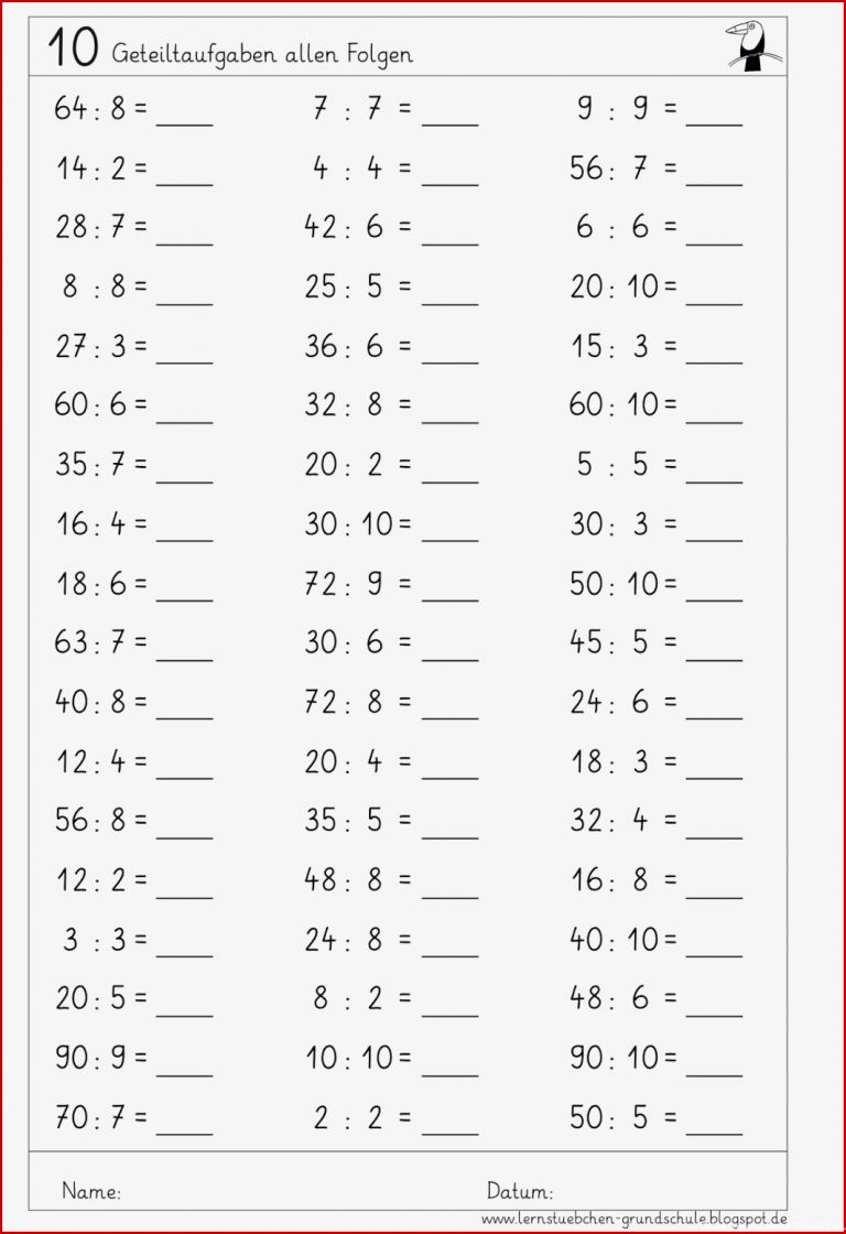 Einmaleins Arbeitsblätter Mathe Klasse 2 Worksheets