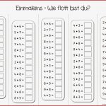 Einmaleins Arbeitsblätter Mathe Klasse 3