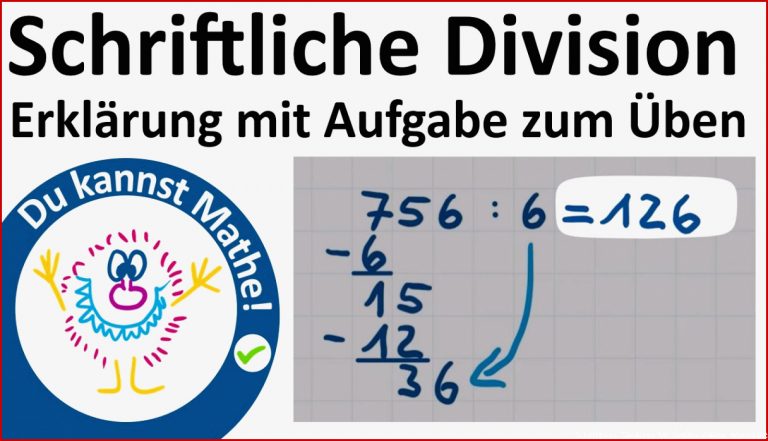 Einzigartig Wie Rechnet Man Schriftliche Division Mit Rest