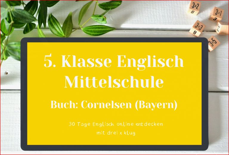 Elearning Kurs: 5. Klasse Englisch Mittelschule