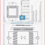 Elektrizität Transformator Meinunterricht