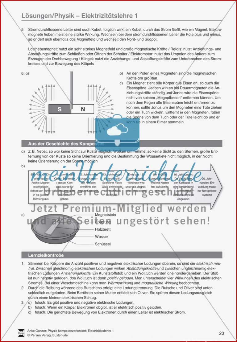 Elektrizitätslehre Magnetismus Magnetkräfte