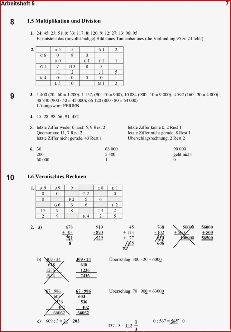 Elemente Der Mathematik. Arbeitsheft 5 I Arbeitsheft 6 Sachsen ...