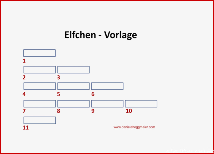 Elfchen kreatives Schreiben in Kleingruppen