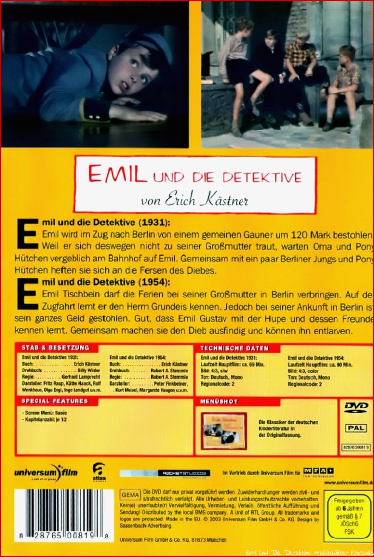 Kostenlosen Emil und Detektive DVD oder Blu ray leihen Emil und Detektive DVD oder Blu ray leihen