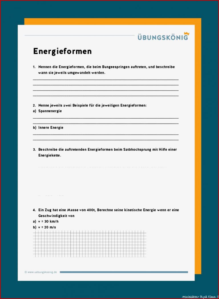 Energieformen