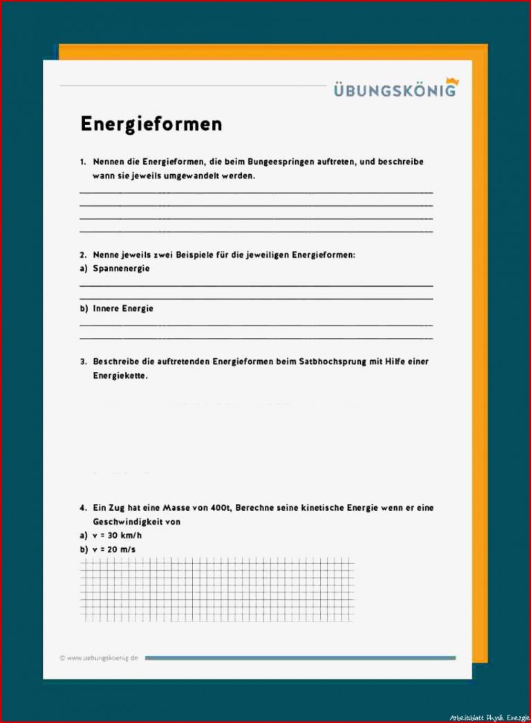 Energieformen