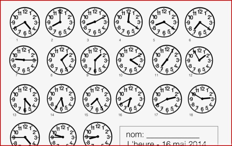 Englisch Arbeitsblätter Uhrzeit Klasse 4 Zum Ausdrucken