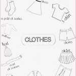 Englisch Clothes Arbeitsblätter Worksheets