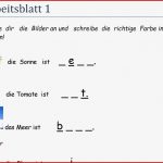 Englisch Farben Lernen Arbeitsblätter Worksheets