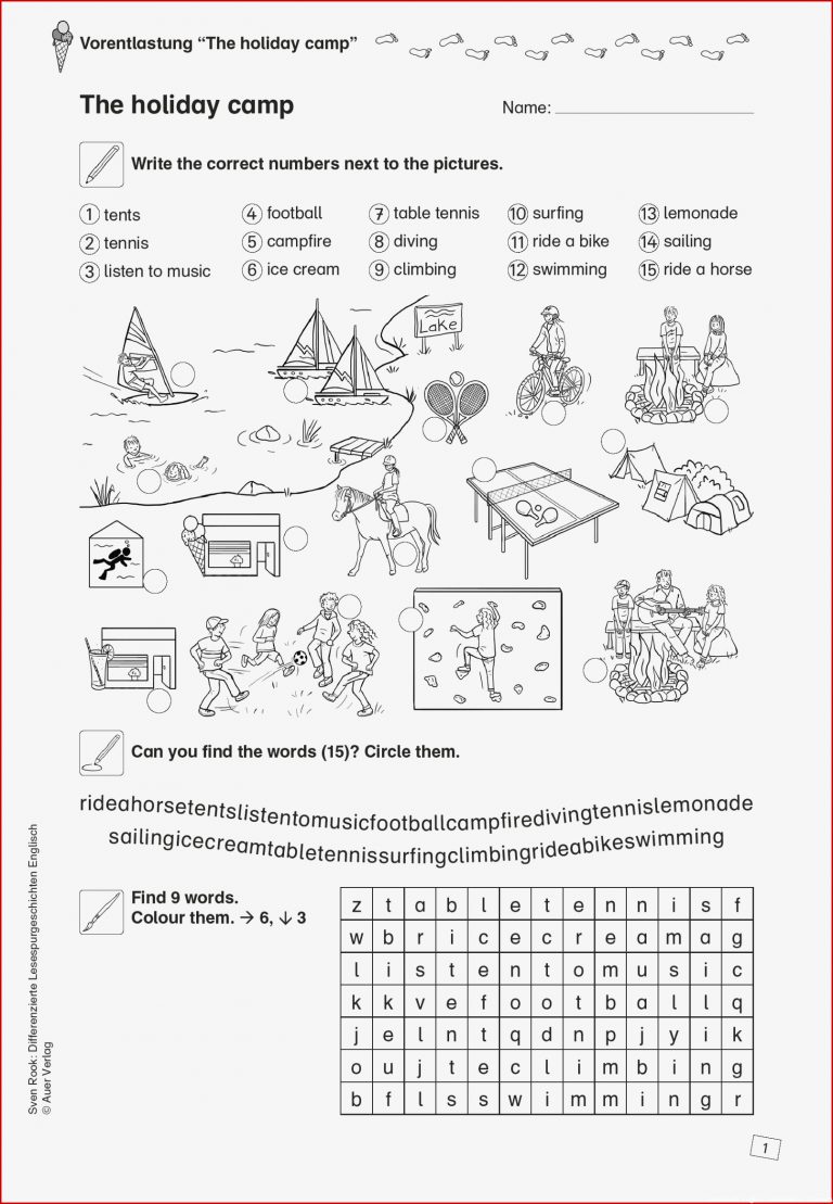 Englisch Grundschule 4 Klasse Arbeitsblatter