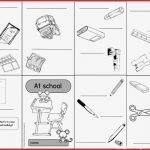 Englisch In Der Grundschule Faltheft "school Things