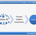 Englisch Klasse 10, Realschule, Gymnasium Ãbungen, Aufgaben