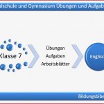 Englisch Klasse 7, Realschule, Gymnasium Ãbungen, Aufgaben ...