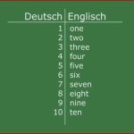 Englisch Lernen Zählen Von 1 20