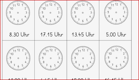 Englisch übungen Uhrzeiten Klasse 5 Arbeitsblätter Pdf