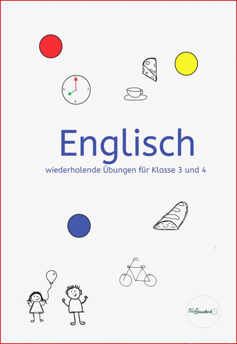 Englisch Wiederholung Klasse 3 und 4 mit Lösungen