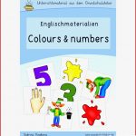 Englischmaterialien Colours and Numbers