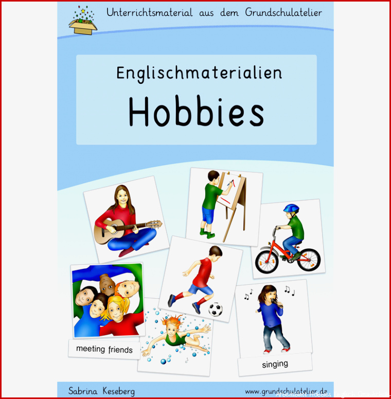 Englischmaterialien hobbies Hobbys