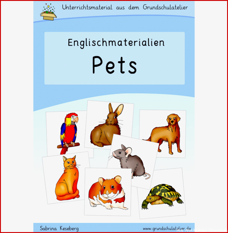 Englischmaterialien pets Haustiere