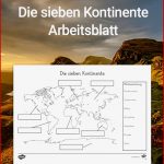 Erde Kontinente Arbeitsblatt Neue Arbeitsblätter