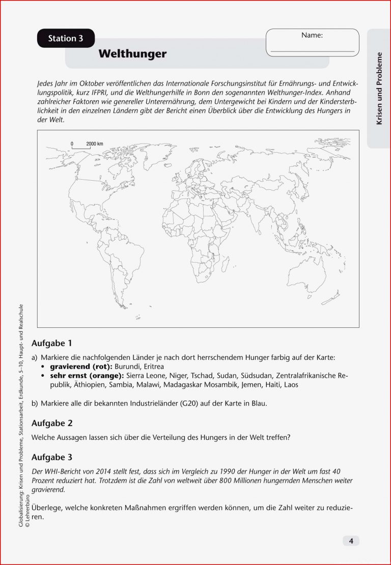 Erdkunde Geografie · Arbeitsblätter · Sekundarstufe I