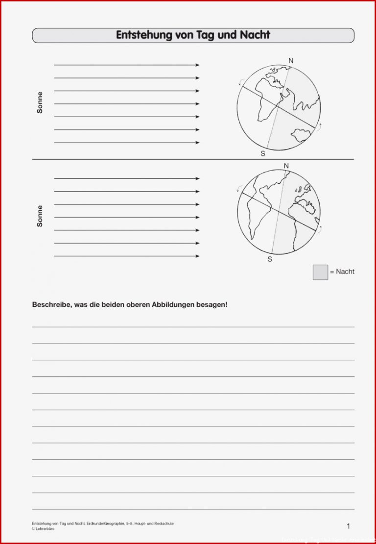 Erdkunde Geografie · Arbeitsblätter · Sekundarstufe I