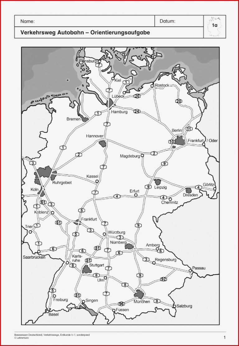 Erdkunde Geografie · Arbeitsblätter · Sonderpädagogik