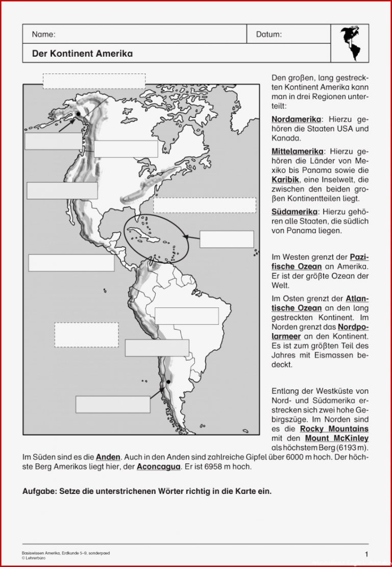 Erdkunde Geografie · Arbeitsblätter · sonderpädagogik