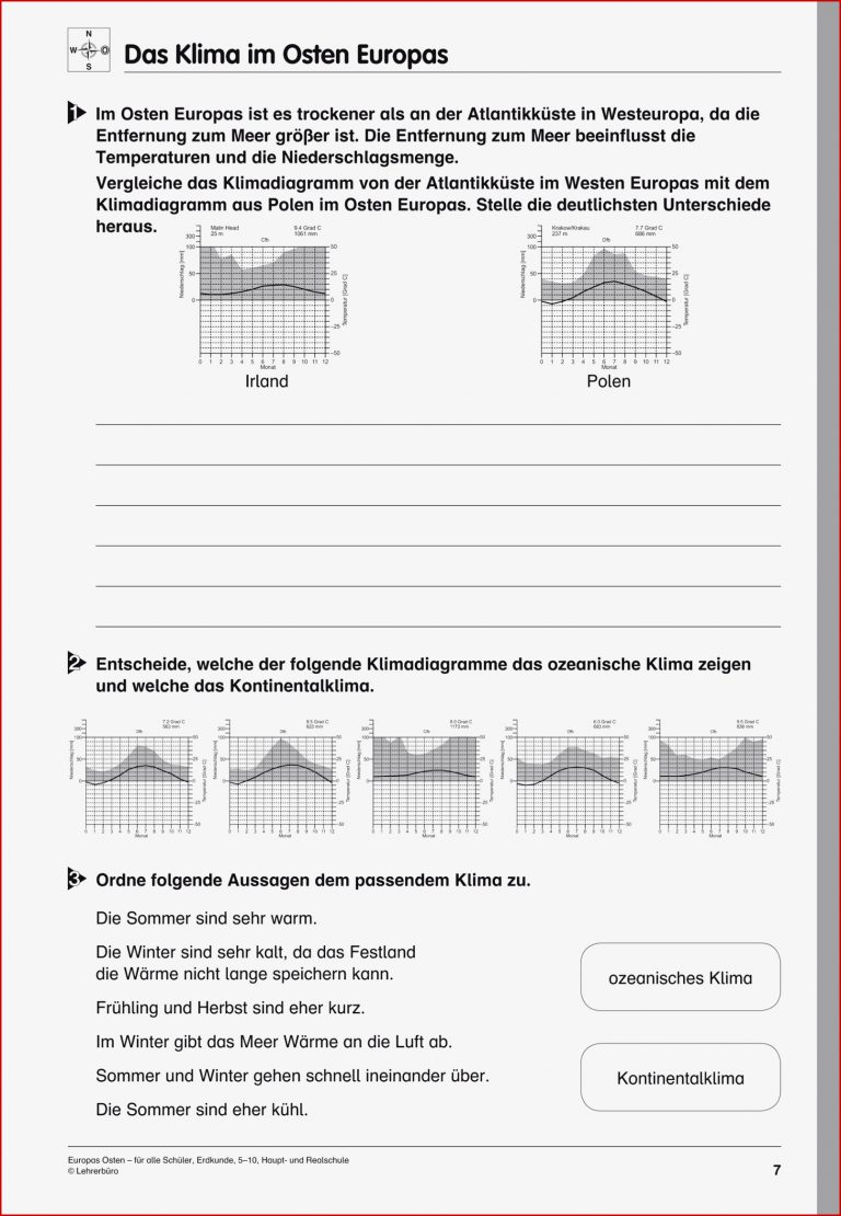 Erdkunde Geografie Inklusion · Arbeitsblätter