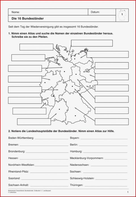 Erdkunde Sachunterricht Grundschule Schule Arbeitsblätter