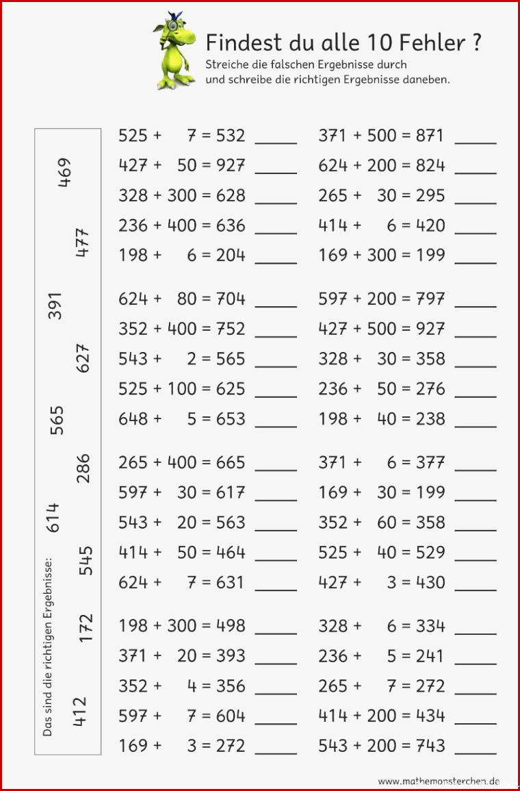 Ergänzen Bis 1000 Arbeitsblätter Worksheets