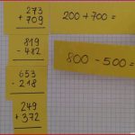 Ergebnisse überschlagen Bei Addition Und Subtraktion Von