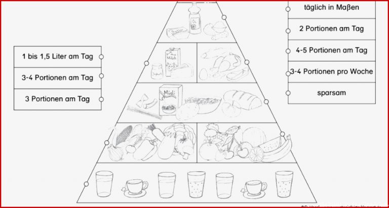 Ernährungspyramide Arbeitsblatt Dorothy Meyer Grundschule