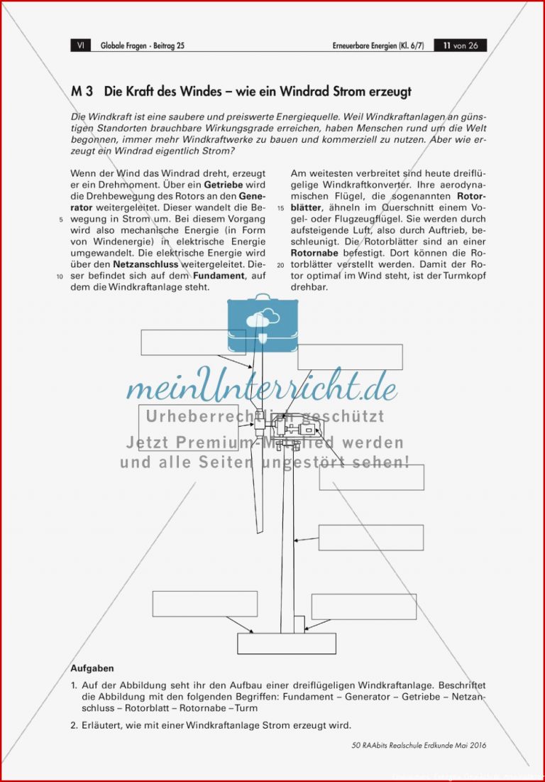 Erneuerbare Energien Innerhalb von Experimenten verstehen