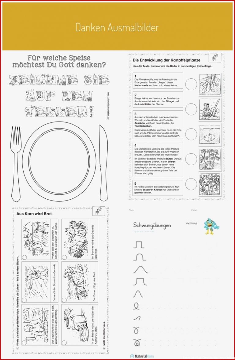 Erntedank Ausmalbild Erntedankfest Arbeitsblatt Danken