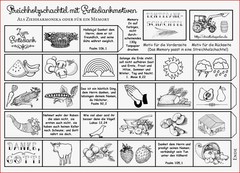 Erntedankschachtel Basteln