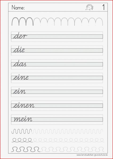 Erste Arbeitsblätter Zur Sas