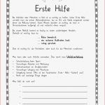 Erste Hilfe Grundschule Arbeitsblätter Worksheets