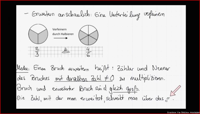 Erweitern von Brüchen Bruchrechnung