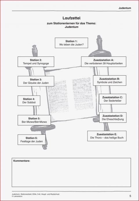 Ethik · Arbeitsblätter · Sekundarstufe I · Lehrerbüro
