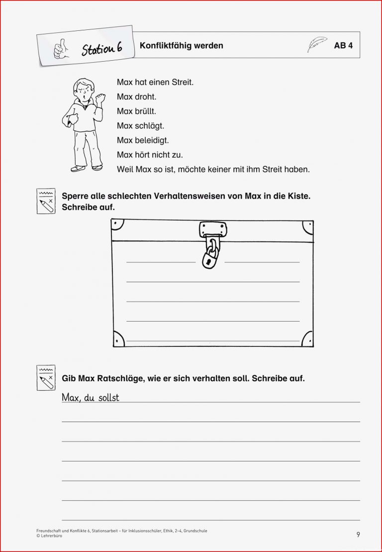 Ethik Klasse 4 Arbeitsblätter Worksheets