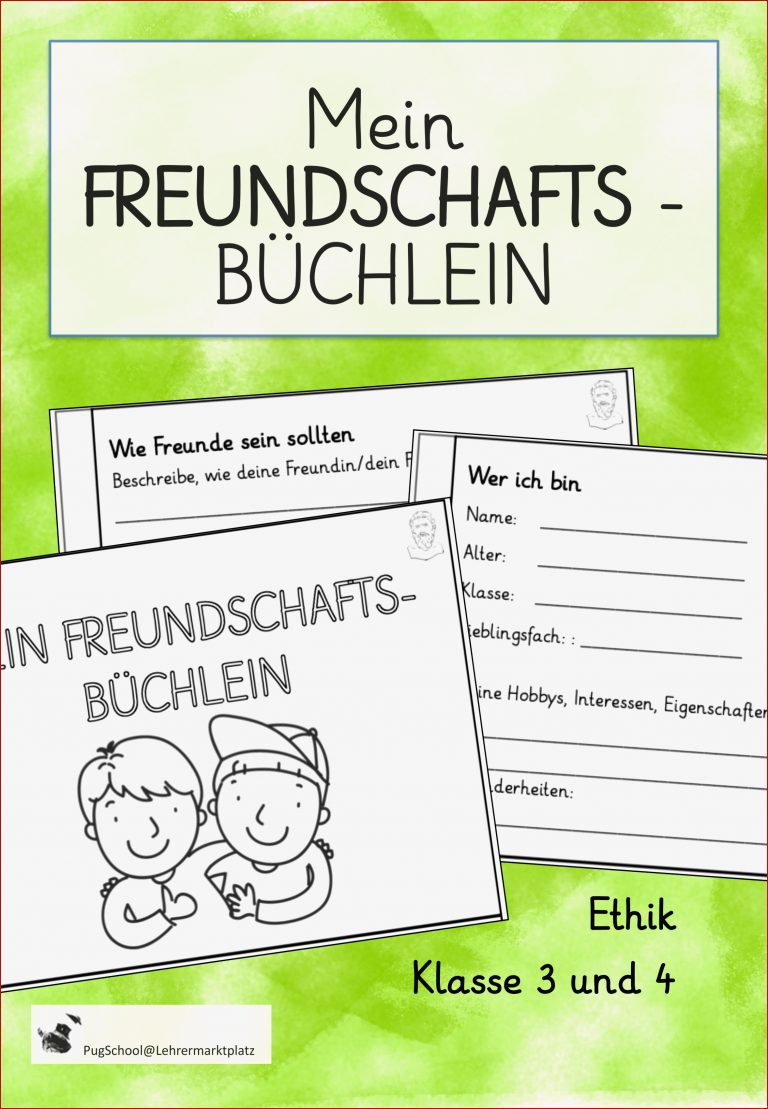 Ethik Mein Freundschafts Büchlein