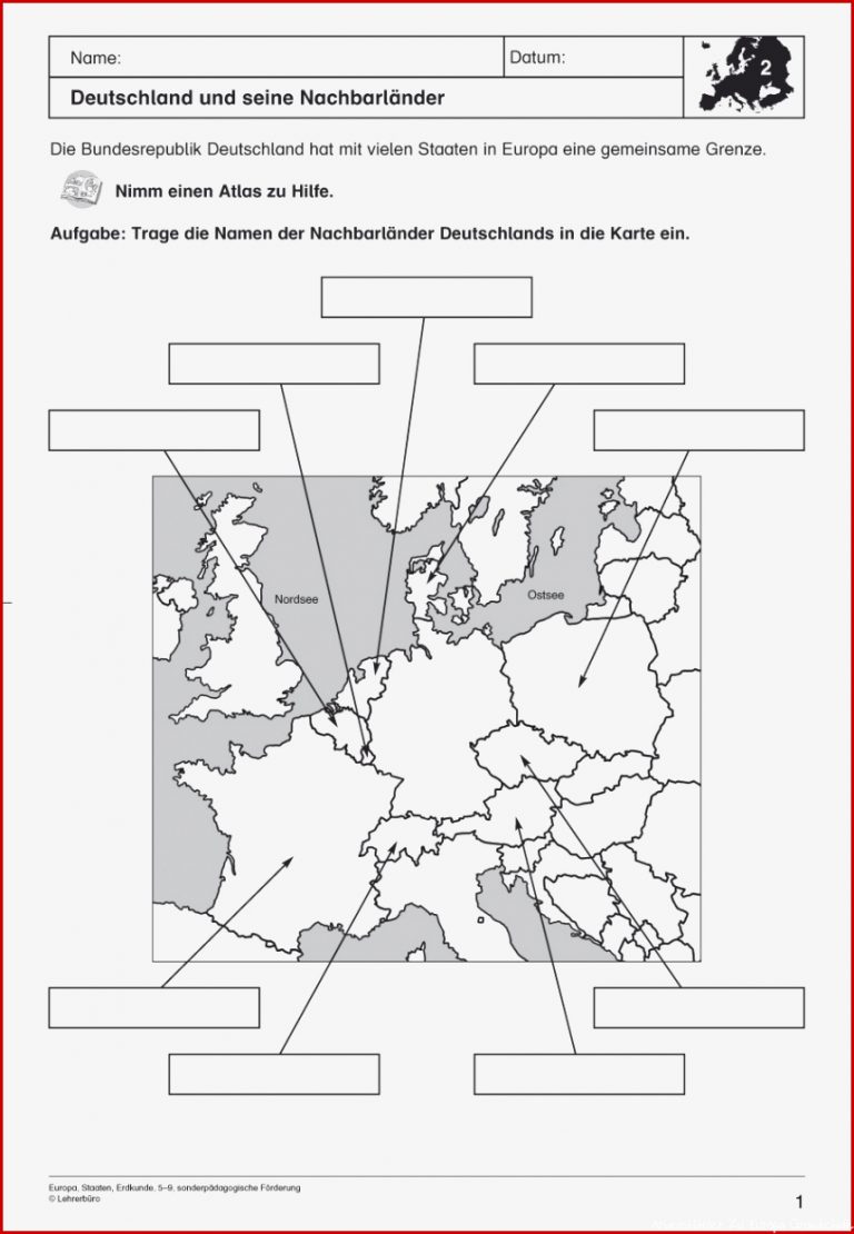 Europa · Arbeitsblätter · sonderpädagogik · Lehrerbüro